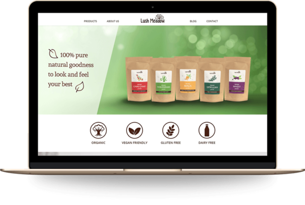 Digartis Portfolio Projects - Lush Meadow Website