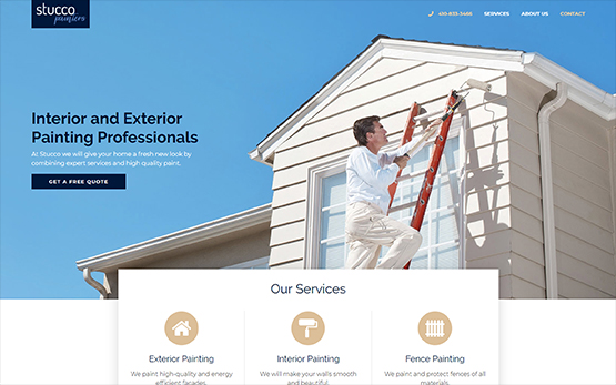 Stucco Painters Website Portfolio Photo